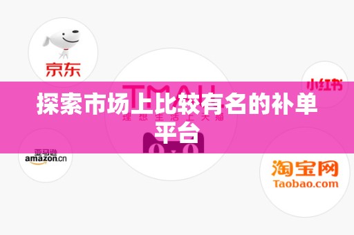 探索市场上比较有名的补单平台