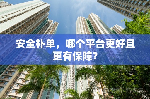 安全补单，哪个平台更好且更有保障？