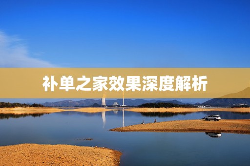 补单之家效果深度解析