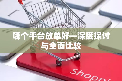 哪个平台放单好—深度探讨与全面比较