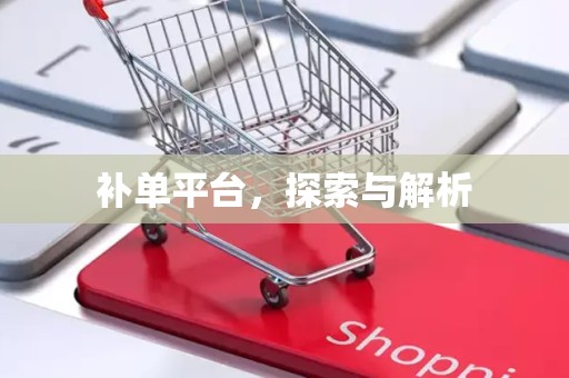 补单平台，探索与解析