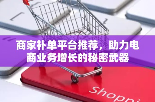 商家补单平台推荐，助力电商业务增长的秘密武器