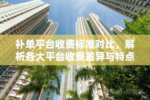 补单平台收费标准对比，解析各大平台收费差异与特点