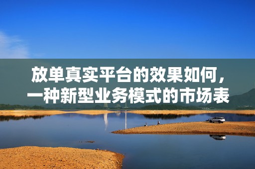 放单真实平台的效果如何，一种新型业务模式的市场表现分析