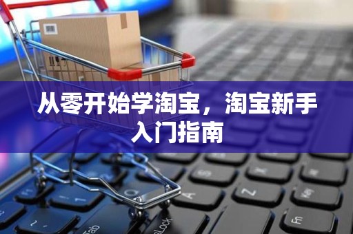 从零开始学淘宝，淘宝新手入门指南