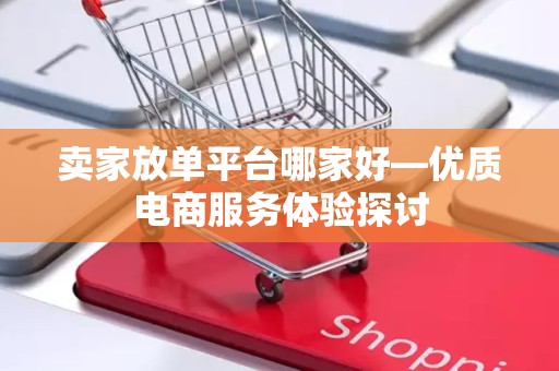 卖家放单平台哪家好—优质电商服务体验探讨