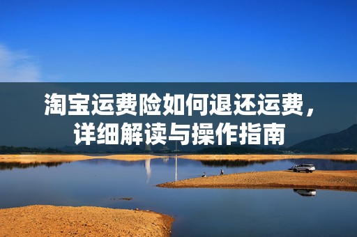 淘宝运费险如何退还运费，详细解读与操作指南