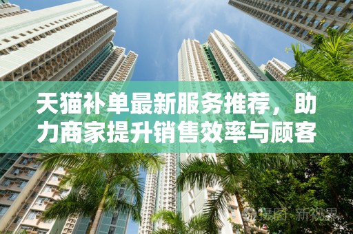 天猫补单最新服务推荐，助力商家提升销售效率与顾客体验