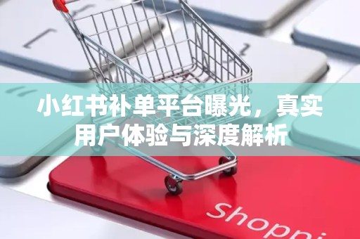 小红书补单平台曝光，真实用户体验与深度解析