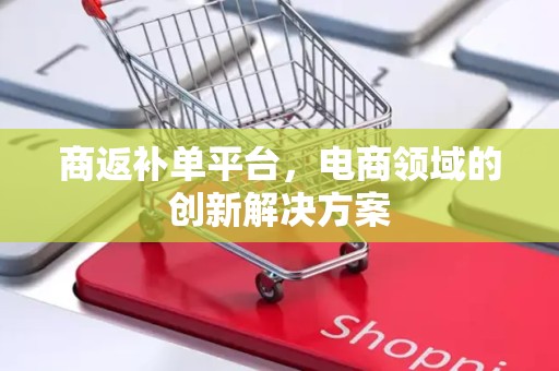商返补单平台，电商领域的创新解决方案