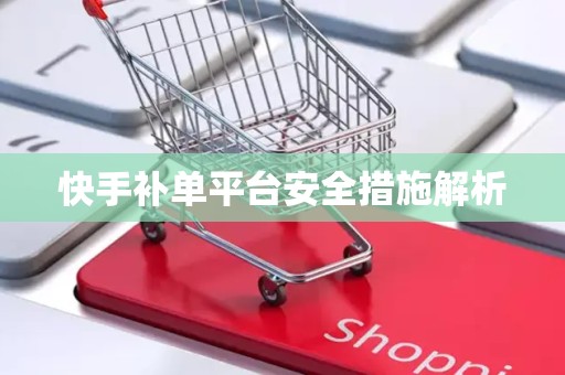 快手补单平台安全措施解析