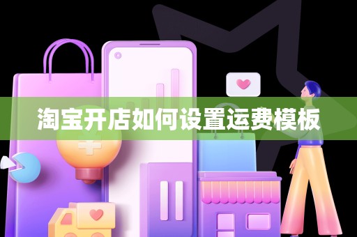 淘宝开店如何设置运费模板