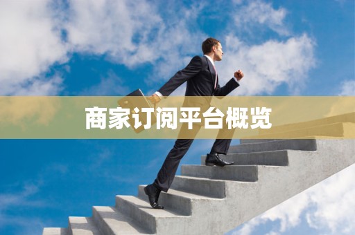 商家订阅平台概览