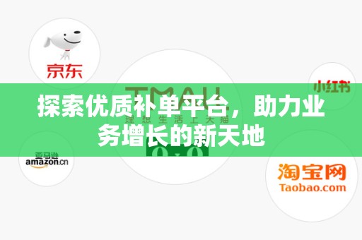探索优质补单平台，助力业务增长的新天地