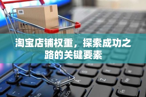 淘宝店铺权重，探索成功之路的关键要素