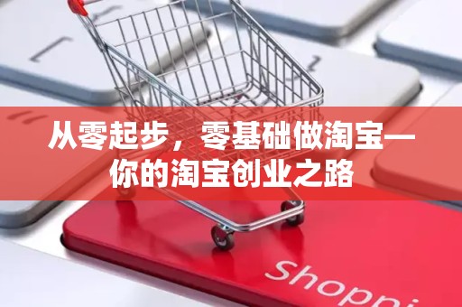 从零起步，零基础做淘宝—你的淘宝创业之路