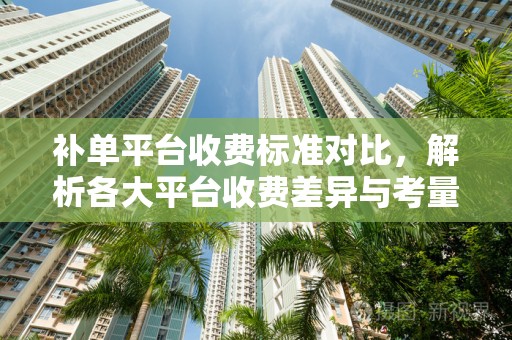 补单平台收费标准对比，解析各大平台收费差异与考量因素