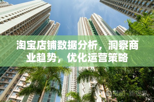淘宝店铺数据分析，洞察商业趋势，优化运营策略