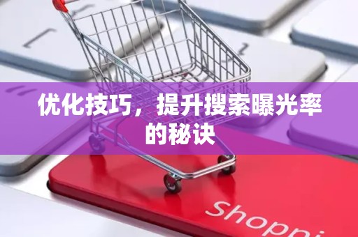 优化技巧，提升搜索曝光率的秘诀