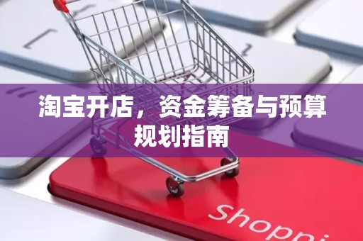 淘宝开店，资金筹备与预算规划指南