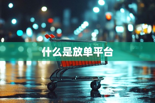 什么是放单平台