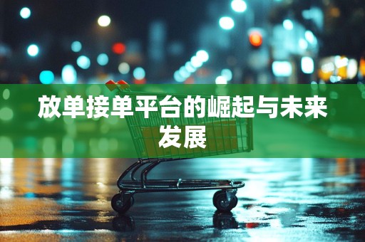 放单接单平台的崛起与未来发展
