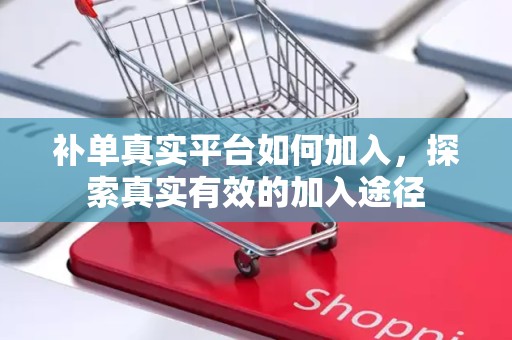 补单真实平台如何加入，探索真实有效的加入途径