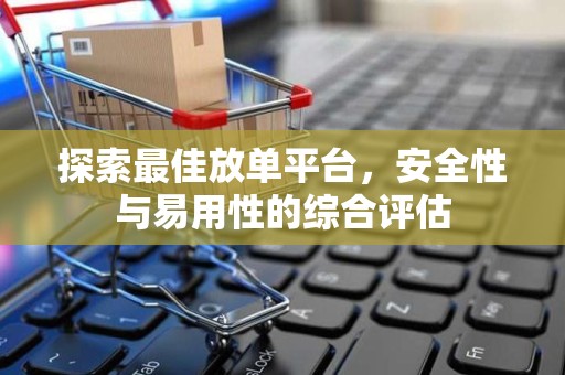 探索最佳放单平台，安全性与易用性的综合评估