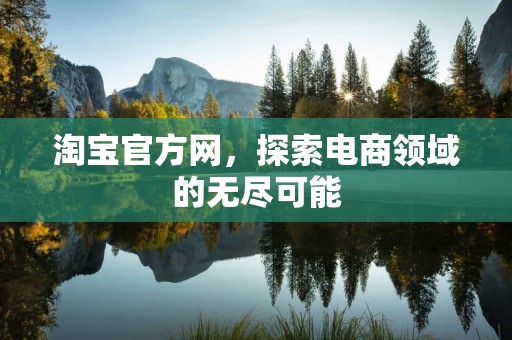 淘宝官方网，探索电商领域的无尽可能