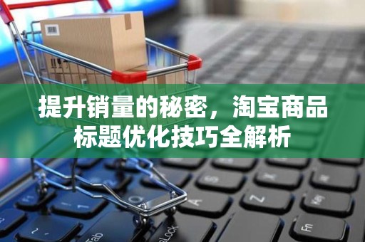 提升销量的秘密，淘宝商品标题优化技巧全解析