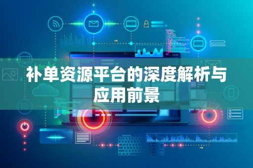 补单资源平台的深度解析与应用前景
