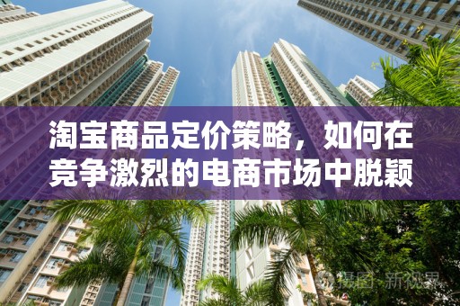 淘宝商品定价策略，如何在竞争激烈的电商市场中脱颖而出