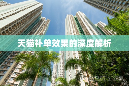天猫补单效果的深度解析