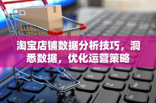 淘宝店铺数据分析技巧，洞悉数据，优化运营策略