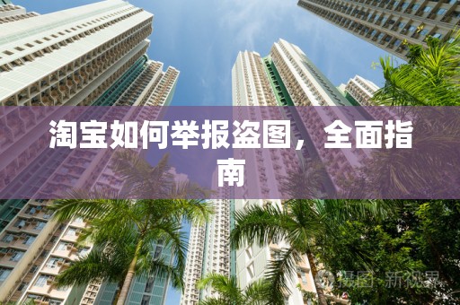 淘宝如何举报盗图，全面指南
