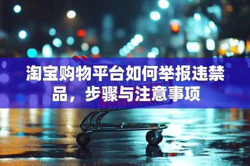 淘宝购物平台如何举报违禁品，步骤与注意事项