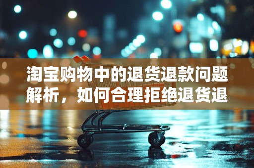 淘宝购物中的退货退款问题解析，如何合理拒绝退货退款