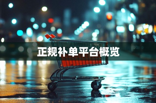 正规补单平台概览