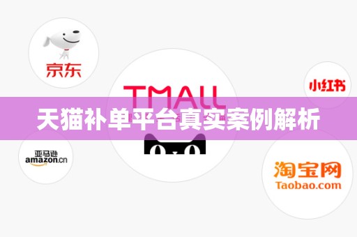 天猫补单平台真实案例解析