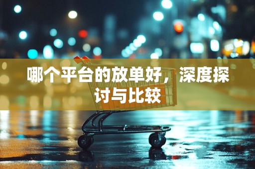 哪个平台的放单好，深度探讨与比较