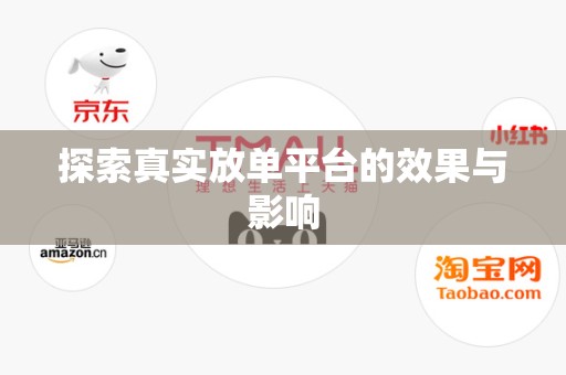 探索真实放单平台的效果与影响