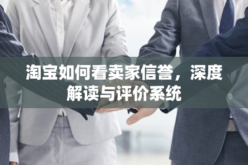 淘宝如何看卖家信誉，深度解读与评价系统