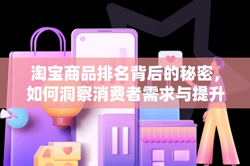 淘宝商品排名背后的秘密，如何洞察消费者需求与提升商品竞争力