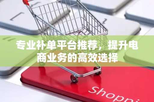 专业补单平台推荐，提升电商业务的高效选择