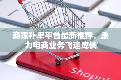 商家补单平台最新推荐，助力电商业务飞速成长