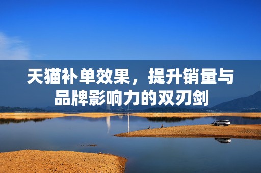 天猫补单效果，提升销量与品牌影响力的双刃剑