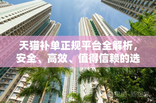 天猫补单正规平台全解析，安全、高效、值得信赖的选择