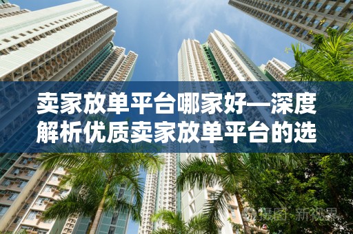 卖家放单平台哪家好—深度解析优质卖家放单平台的选择要素