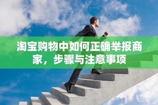 淘宝购物中如何正确举报商家，步骤与注意事项