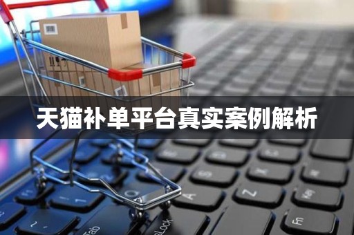 天猫补单平台真实案例解析
